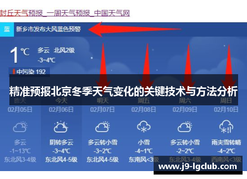 精准预报北京冬季天气变化的关键技术与方法分析